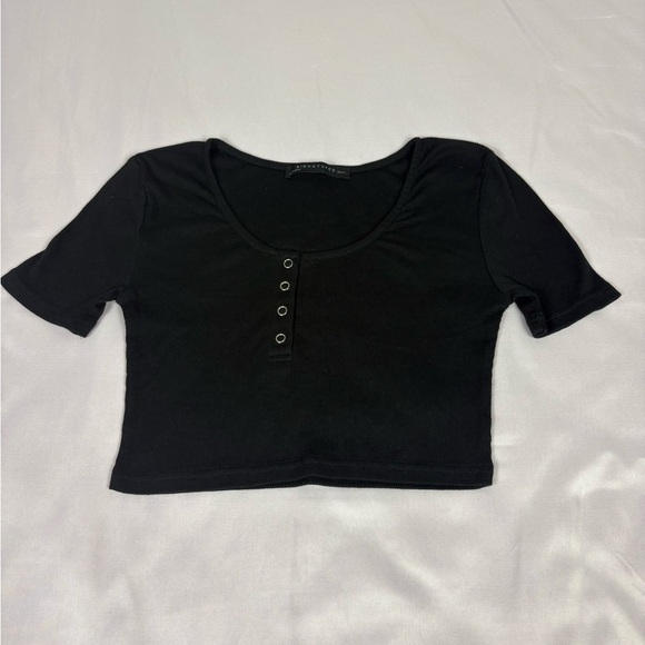 Signature8 Black Crop Top - Picture 6 of 8